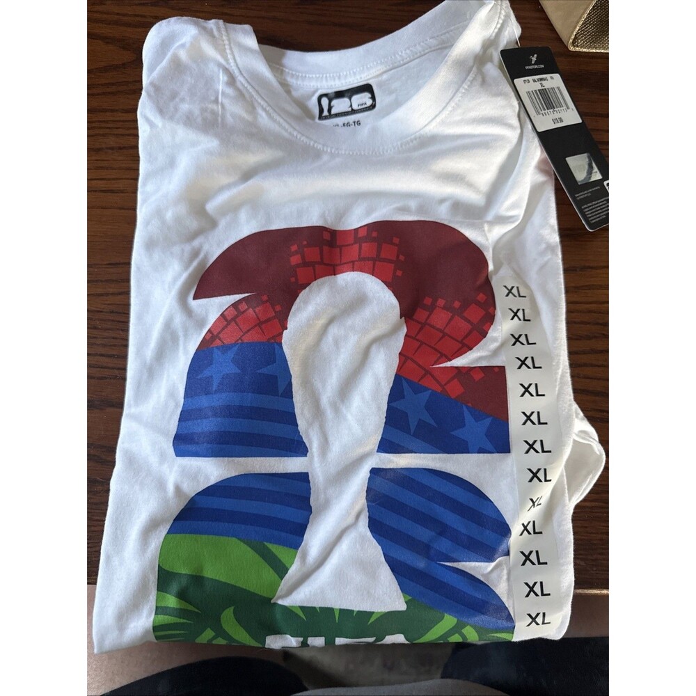 New OFFICIALLY LICENSED FIFA 2026 World Cup CAN MEX USA WHITE 26 Logo Size XL